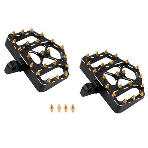 Repose-Pieds Moto Larges pour Voyager Confortablement en Dyna et 883