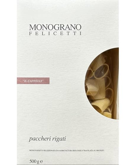 Paccheri Rigati Il Cappelli – Pasta Artesanal de Trigo Duro | Felicetti Monograno