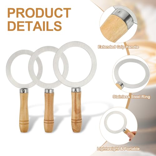 Anillo de acero inoxidable de 95 mm para tazas de té y café 4
