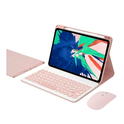 Funda con teclado para Huawei MatePad 11.5S 2024 con ratón rosa YSJX