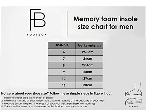 Image of Micro Memory Foam Shoes Insole for Mens Cushioned, Comfortable, Durable, Washable, Not For Flat Feet (Size: 11 UK, Red)