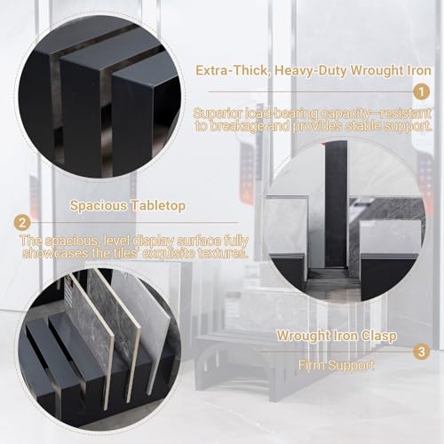 Soporte de muestras de suelo resistente con estructura de metal para losas 4