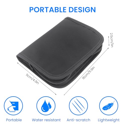 Image of HANNEA Travel Glucose Meter Storage Bag, Zipper Pouch Insulin Storage Bag Travelling Oxford Cloth Gadget Organizer Insulin Storage Case Portable Travelling Accessories Travel Organizer.