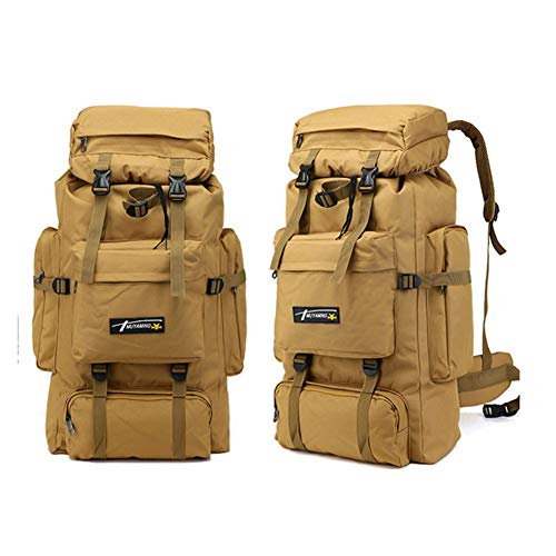 YBXD 70L Mochilas de Senderismo Impermeable de de Excursion para Viajes Unisex de Portatil