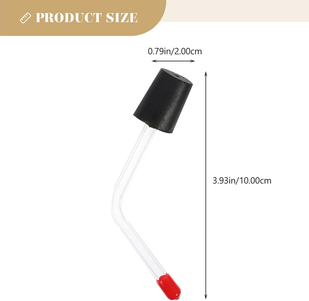 2pcs Hummingbird Feeder Tubes and Stoppers with Hummingbird Feeder Replacement Parts for Outdoor Making Your Own Bird Feeders