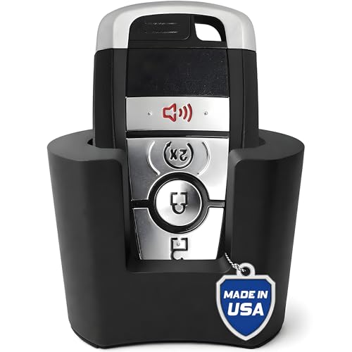 Key Fob Holder for Ford Bronco Sport 2021 2022 2023 2024 2025 Center Console Cup Holder Insert Key Organizer Interior Accessories for Bronco Sport