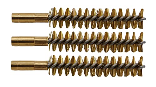 Zestaw do czyszczenia broni, mosiężna szczotka kaliber 9 mm / 38 Special / 357 Mag. / 375, gwint wewnętrzny 1/8