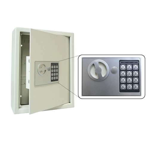 Hausen Wall Mounted 48 Key Electric Combination Lock Cabinet Safe
