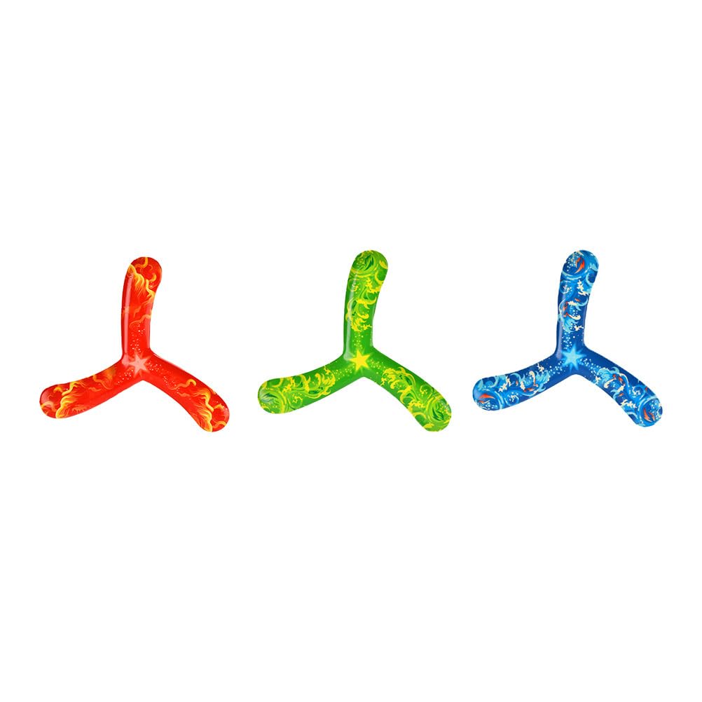 3pcs Bumerang Kinder Zurückkehrende Kids Sports Neue Flying Toy Spiele im Freien Outdoor Spiele Kinder für Anfänger Junge Werfer