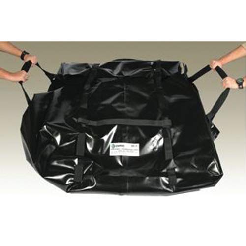 ENPAC Berm Storage and Transport Bag, Up to 10'x10', Black, Heavy-Duty Handles, Chemically Resistant PVC