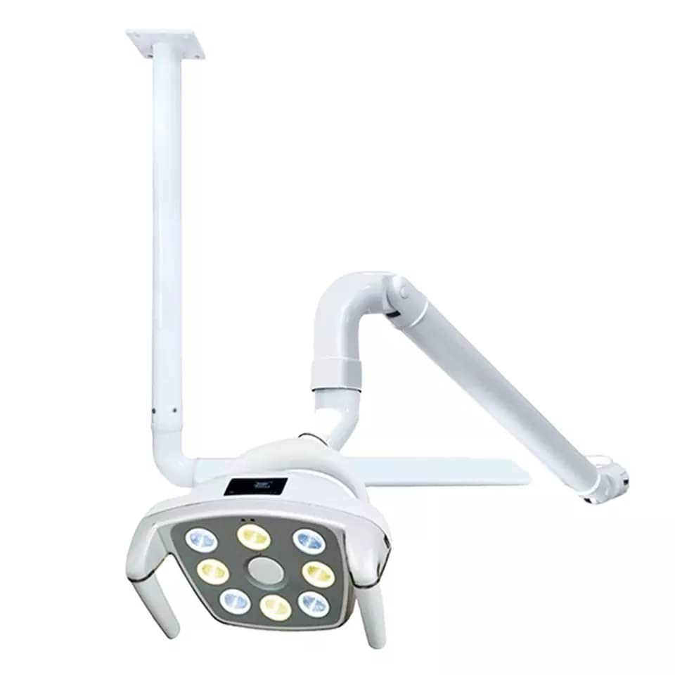 XUX Ceiling Mounted Dental Surgical LED Operation Light Lamp with Touch Screen Cold Light Shadowless Lamp