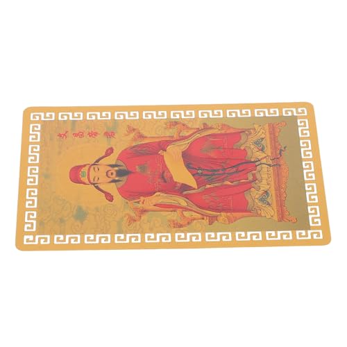 PLAFOPE 年スナック年対応風水太歳お守りカード 金属製アルミマグネシウム合金 軽量携帯可能 厄除けと運アップ祈願用