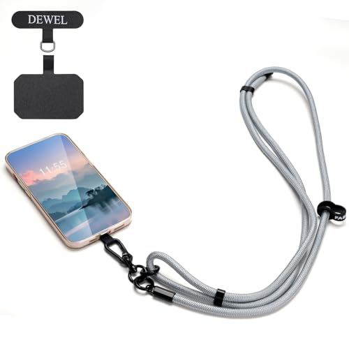 [DEWEL] �X�}�z�X�g���b�v �X�}�z�V�����_�[ ��|�� �΂߂��� ���|�� �l�b�N�X�g���b�v ���������\ �S�@��Ή� 1�{+�^�O�p�b�`2������ �����h�~ �����h�~ �y�� �ϋv�� (��)