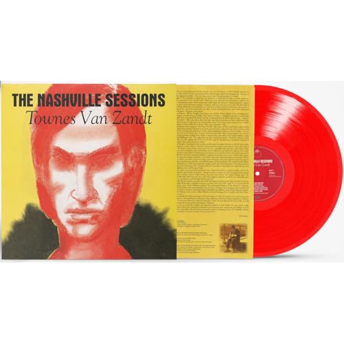 Album Art for Nashville Sessions - Red Colored Vinyl by Townes Van Zandt
