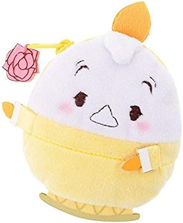 Disney Japan Ufufy Mini Coin Wallet Purse Pouch Beauty and The Beast Series, Japan Import