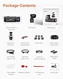 Vantrue N4 Pro S 4K 3 Channel DashCam, 4K+1080P+2.5K Dash Cam Front and Rear Inside, 24H Parking Mode, Voice & APP Control, STARVIS 2 HDR Night Vision, Dash Camera with WiFi/GPS for Cars, Suppport 1TB - Image 9