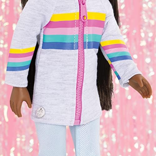 Glitter Girls GG51078Z Battat  35.6 cm Poseable Doll with Outfit & Plush Dog Pet-Jana & Cuddles  Toys, Clothes, and Accessories for Kids Ages 3 and Up