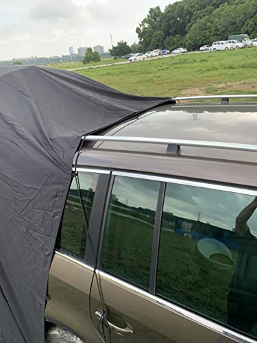 Carpa de privacidad para maletero SUV impermeable negra portátil para cambiar ropa, ducha y camping miniatura 5