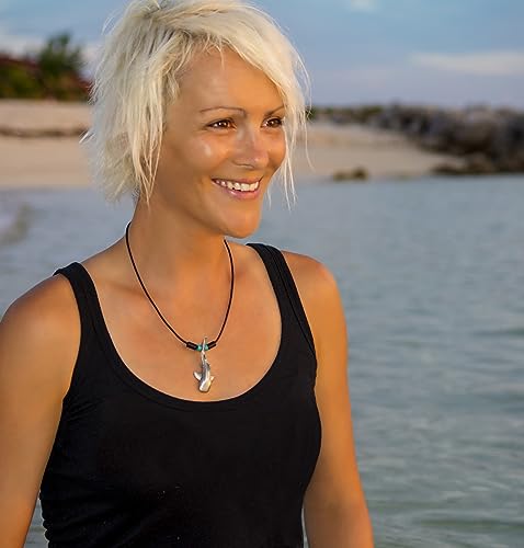 Shark Necklace for Men and Women - Whale Pendant, Gifts for Shark Lovers, Scuba Divers, Sea Life Pewter Jewelry3