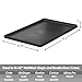 MidWest Homes for Pets Replacement Pan for 42-inch Dog Crates, Fits All Midwest and New World 42-inch Pet Cages, Multiple Uses, Plastic, Black, 9PAN