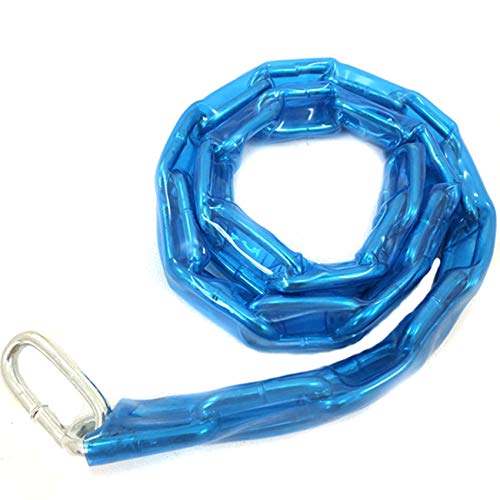 Large Heavy Duty 36/900mm Long Hardened Chain in Nylon Sleeve Bike Bicycle Moped Security Links Blue or Pink