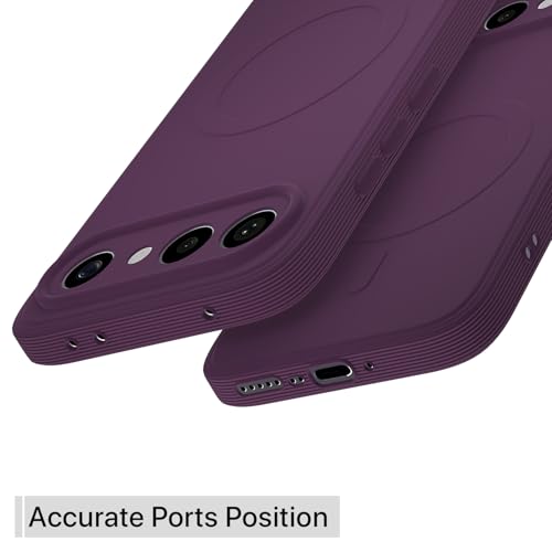 Image of Pikkme Back Cover for Vivo X300 FE 5G Soft Matte Silicone Mag-Safe Design (Mag-Safe Not Support) Camera Protection | Slim Fit Bumper Cover (Purple)
