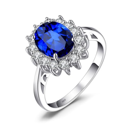 Ticome Anello di fidanzamento da donna, con pietra portafortuna della