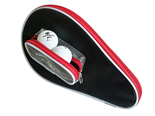 Cornilleau 201450 Estuche de Raqueta, Unisex Adulto, Rojo, Única