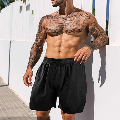 Mens Swim Trunks Swimming Shorts Quick Dry Swim Shorts Beach Shorts with Pockets and Compression Liner3