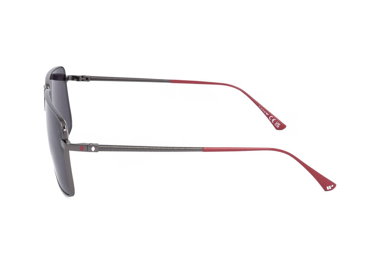 WEB Occhiali da Sole WE0344 Shiny gunmetal 64/6/140 Uomo
