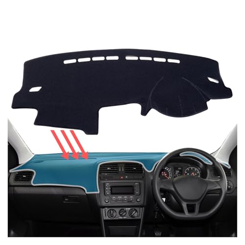 Alfombrilla de salpicadero VW Polo 6R 6C para viajes cómodos en coche 2
