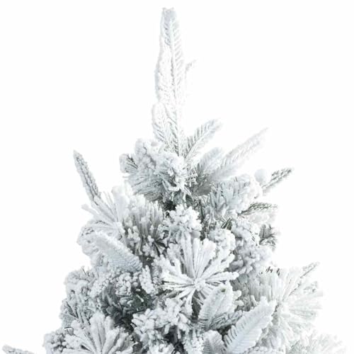 Árbol de Navidad artificial grande de 240 cm con luces LED integradas para interior y exterior 6