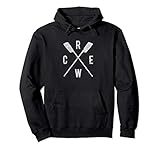 Rowing Crew Hoodie with Oars Rowers Crew Team Crew Coach