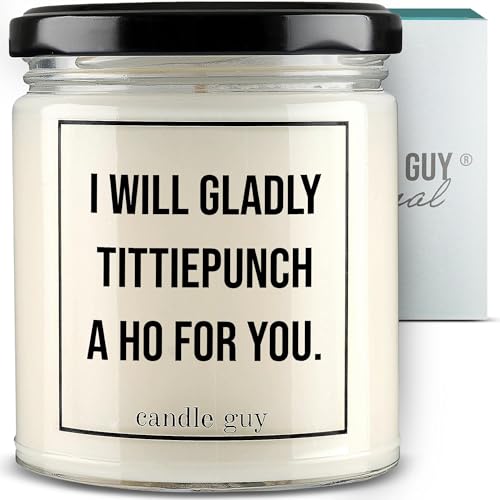 Bougie parfumée cadeau original message rigolo amitié