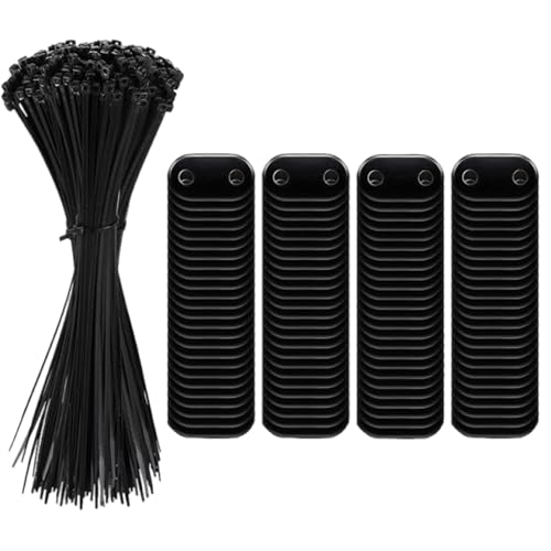 Kit de fixation pour clôtures - Kit de montage pour clôture de confidentialité en PVC - Accessoires résistants aux UV pour balustrades de terrasses, jardins et balcons - Montage de clôture conçu pour