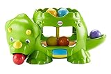 fisher price roll a rounds dinosaur Dieser niedliche Dino bietet jede Menge Abwechslung.