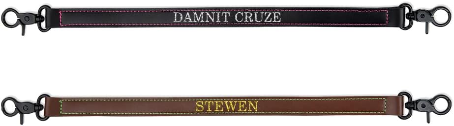 Getname Necklace Custom Message Grab Strap for English Saddles Personalized Horse Saddle Tack Cinch Strap Hand Hold Strap