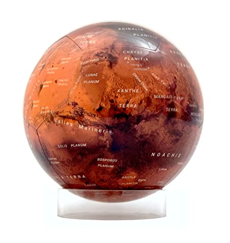 Mars Globe - Snapspheres Magnetic Globe - 4 Mars Globe - Snapspheres Magnetic Globe - 4"