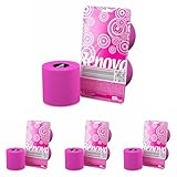 Renova Papel Higiénico Fucsia - Pack Regalo 2 Rollos (Paquete de 4)