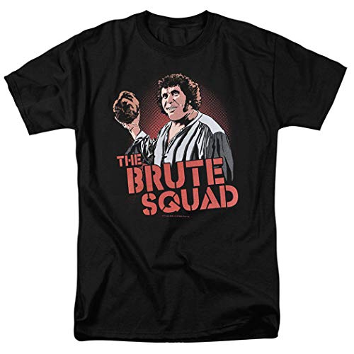 Princess Bride Movie Andre The Giant Brute Squad T Shirt & Stickers (Small) Black