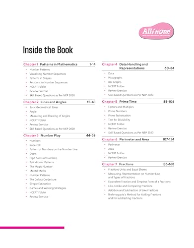 Image of Arihant All in One Mathematics Class 6 for CBSE Exam 2025-26 | Based on the latest NCERT Ganita Prakash | Competency-Based Questions for Class 6 | ... Study, Complete Practice, Complete Assessment