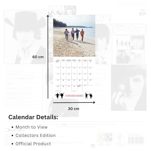 THE BEATLES 2026 COLLECTOR’S EDITION RECORD SLEEVE CALENDAR Calendar – Wall Calendar, July 1, 2025 - Les Beatles, Paul McCartney, John Lennon, RIngo Starr, George Harrison THE BEATLES 2026 COLLECTOR'S EDITION RECORD SLEEVE CALENDAR Calendar – Wall Calendar, July 1, 2025 – Image 7