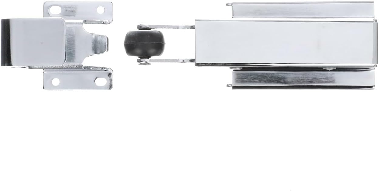 Component Hardware Keil W95-2010 Flush Offset Polished Chrome Concealed Mount Spring Action Door Closer with Hook