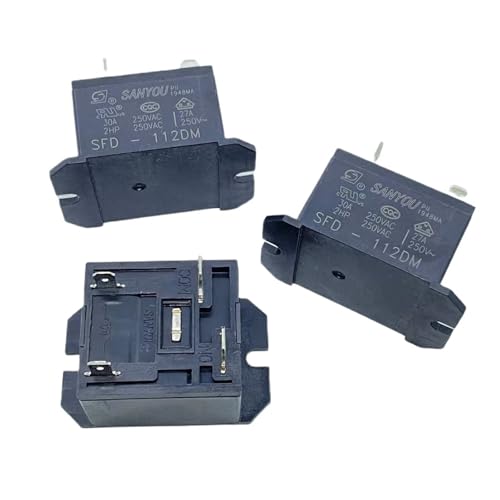 Relé SFD-112DM Sanyou de 4 pines y 30A para aire acondicionado