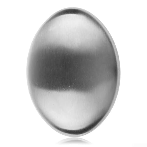 Kitchen Smell Eliminator Bar - Stainless Steel Soap for Removing from Hands After Cooking, Compatible with Cold Water Use, Steel Deodorizing Tool