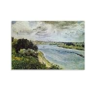 ピエール　オーギュスト　ノルワール　アスニエールのセーヌ川　絵画　額縁　大きめ アスニエールのセーヌ川 【20号】 ピエール＝オーギュスト