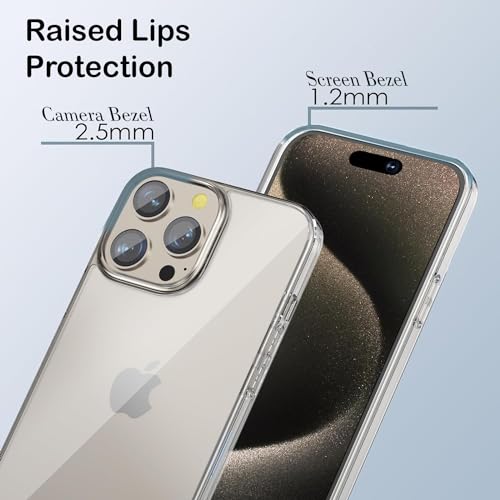KP TECHNOLOGY Case and Screen Protector for iPhone 15 Pro Max - Image 3