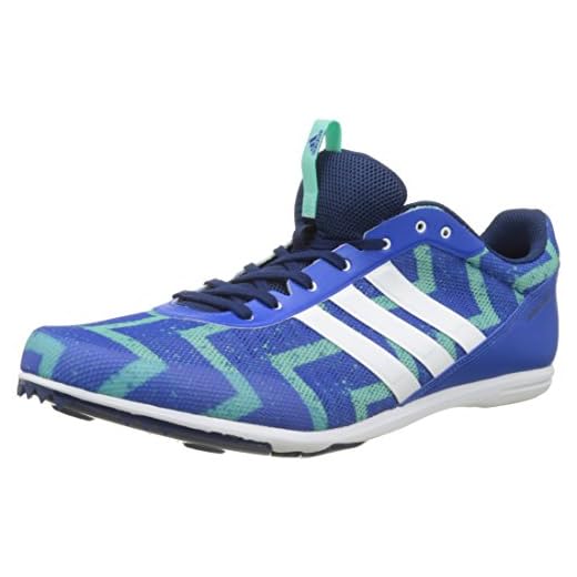 Adidas distancestar träningsskor för män, Multicolor Blue Ftwr White Easy Green S17-8.5 UK
