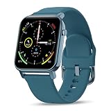 Batería de Larga Duración y Amplia Compatibilidad - Después de estar completamente cargada,smartwatch se puede usar de forma continua durante 15 días en uso regular, lo que lo ayuda a rastrear varios estados de actividad en tiempo real. Compatible con Android 5.0 o superior y IOS 9.0 o superior, y admite 13 idiomas, incluidos alemán, francés, español, etc.