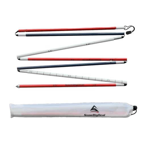 Sonde d'avalanche 305 cm équipement de sauvetage de sécurité sur neige